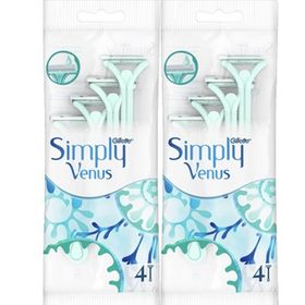 Gillette Simply Venüs 2 Bıçaklı 4'lü Tıraş Bıçağı