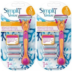 Gillette Simply Venus3 Tıraş Makinesi ve 2x3 Adet Yedek Bıçağı