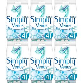 Gillette Venus Simply 2 Kullan At 4x6 Adet Kadın Tıraş Bıçağı
