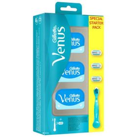 Gillette Venüs Smooth Kadın Tıraş Makinesi + 3 Yedek Tıraş Bıçağı
