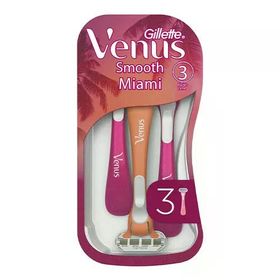 Gillette Venus Smooth Miami Kadın Kullan At 3'lü Tıraş Bıçakları
