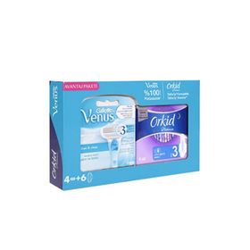 Gillette Venüs Yedek Tıraş Bıçağı 4 Lü Orkid Platinum 6lı Gece Ped Hediyeli