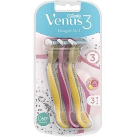 Gillette Venus3 Dragonfruit 3'lü Kullan At Tıraş Bıçağı