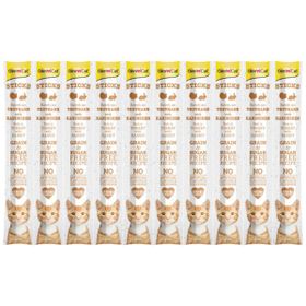 GimCat 10x5 gr Sticks Hindi Etli ve Tavşanlı Tahılsız Kedi Ödülü