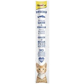 GimCat 10x5 gr Sticks Somon Kedi Ödül Çubuğu