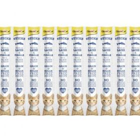 GimCat 10x5 gr Sticks Somon Kedi Ödül Çubuğu