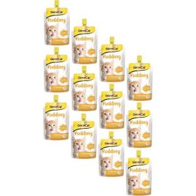 GimCat 12x150 gr Pudding Milk Kalsiyumlu Sıvı Kedi Sütü