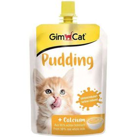 GimCat 150 gr Atıştırmalık Kalsiyum Katkılı Puding Sıvı Kedi Ödülü