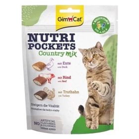 GimCat 150 gr Nutri Pockets Country Mix Multivitaminli Kedi Ödül Maması