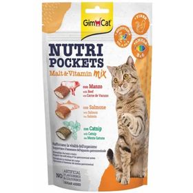 GimCat 150 gr Nutripockets Malt ve Multivitamin Mix Kedi Ödülü