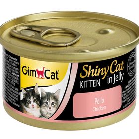 GimCat 24x70 gr Shinycat Tavuklu Konserve Yavru Kedi Maması