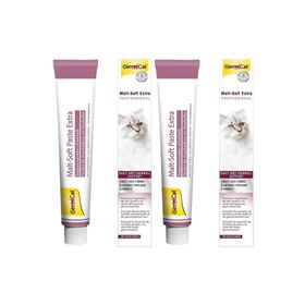 GimCat 2x100 gr Malt Soft Extra Tüy Yumaği Artıran Kedi Macunu