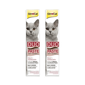 GimCat 2x50 gr Anti Hairball Duo Paste Tavuklu Malt Kedi Macunu