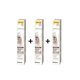 GimCat 3x20 gr Malt-Soft Extra Tüy Yumağı Önleyici Kedi Macunu