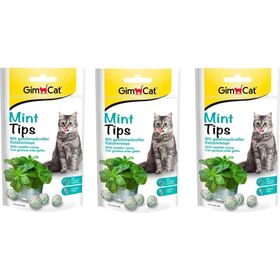 GimCat 3x40 gr Mint Tips Tahılsız Kedi Ödülü