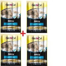 GimCat 4 x 4 Adet Sticks Alabalıklı Somonlu Ödül Çubukları