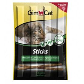 GimCat 4'lü 20 gr Stick Kuzulu Tavuklu Kedi Ödül Çubukları