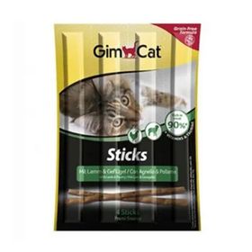 GimCat 4x20 gr Sticks Kuzu Etli Tavuklu ve Taurinli Kedi Ödül Çubuğu