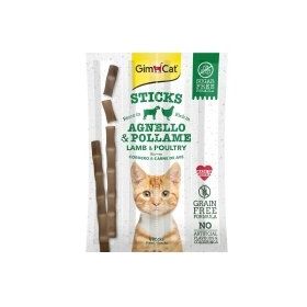 GimCat 4x20 gr Sticks Kuzulu ve Tavuklu Taurinli Tahılsız Ödül Çubuğu