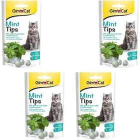 GimCat 4x40 gr Mint Tips Kedi Ödül Tableti