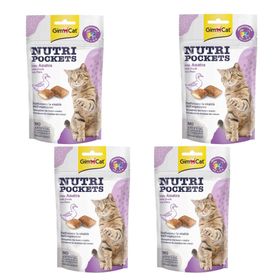 GimCat 4x60 gr Nutripockets Ördekli Kedi Ödülü