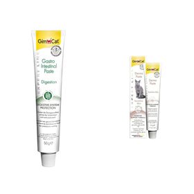 GimCat 50 gr Gastrointestinal Paste Kedi Macunu + GimCat 50 gr Derma Hassas Deriler İçin Macun