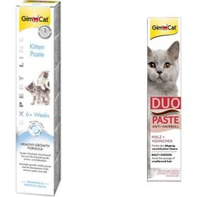 GimCat 50 gr Kitten Macunu+GimCat 50 gr Anti-Hairball Macunu