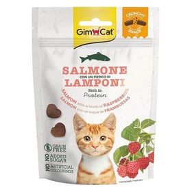 GimCat 50 gr Snacks Crunchy Somon ve Yaban Mersinli Kedi Ödülü