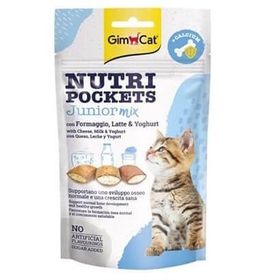 GimCat 60 gr Nutripockets Junior Calcium Mix Kedi Ödülü