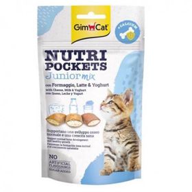 GimCat 60 gr Nutripockets Junior Calcium Mix Kedi Ödülü