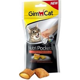 GimCat 60 gr Nutripockets Omega Somonlu Kedi Ödülü