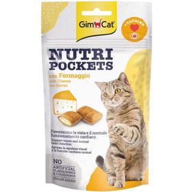 GimCat 60 gr Nutripockets Peynirli ve Taurinli Kedi Ödül Maması
