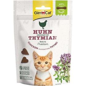 GimCat 60 gr Soft Snacks Chicken Thyme Tahılsız Kedi Ödülü