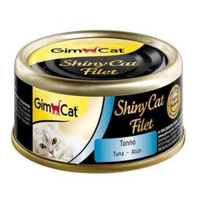 GimCat 70 gr Shinycat Kıyılmış Fileto Tuna Balıklı Kedi Konsevesi