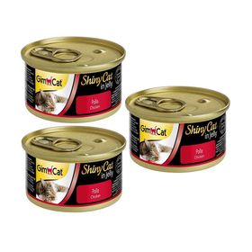GimCat 70 gr Shinycat Tavuklu Kedi Konservesi