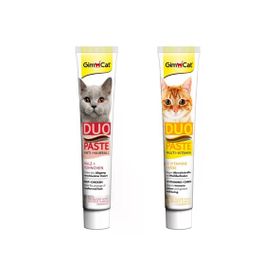 GimCat Anti Hairball Duo Paste Tavuk ve Maltlı 50 gr + 50 gr Multivitamin Duo Paste Peynir 12 Kedi Vitamini