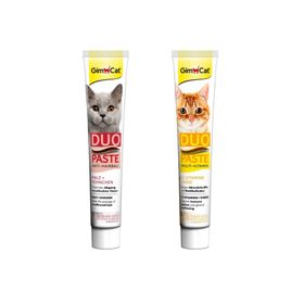 GimCat Anti Hairball Duo Paste Tavuk ve Maltlı 50 gr + 50 gr Multivitamin Duo Paste Peynir 12 Kedi Vitamini