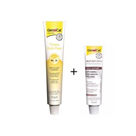 GimCat Biyotin Peynirli Güzellik Macunu + 20 gr Malt Soft Extra Macun