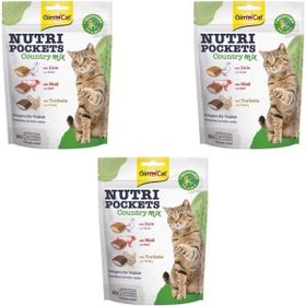 GimCat Country Mix 3x150 gr Nutripockets Kedi Ödülü