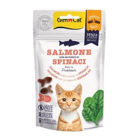 GimCat Crunchy 50 GR Somonlu ve Ispanaklı Kedi Ödül Maması
