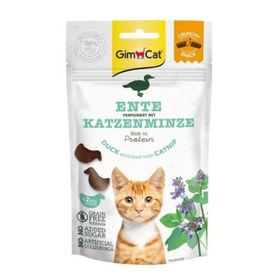 GimCat Crunchy Snacks 50 gr Ördekli ve Kedi Naneli Tahılsız Kedi Ödül Maması