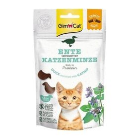GimCat Crunchy Snacks 50 gr Ördekli ve Kedi Naneli Tahılsız Kedi Ödül Maması