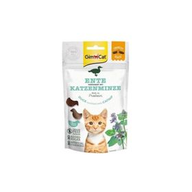 GimCat Crunchy Snacks 50 gr Ördekli ve Kedi Naneli Tahılsız Kedi Ödül Maması