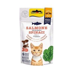 GimCat Crunchy Snacks Salmon Spinach 50 gr Kedi Ödülü