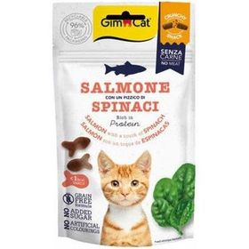 GimCat Crunchy Snacks Salmon Spinach 50 gr Kedi Ödülü