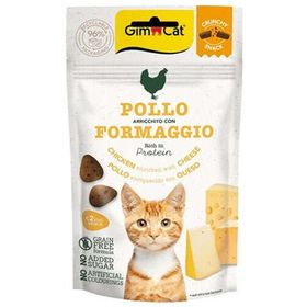 GimCat Crunchy Snacks Tavuklu ve Peynirli Tahılsız 50 gr Kedi Ödülü