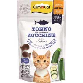 GimCat Crunchy Snacks Ton Balıklı Kabaklı Tahılsız 50 gr Kedi Ödülü