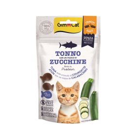 GimCat Crunchy Snacks Ton Balıklı Kabaklı Tahılsız 50 gr Kedi Ödülü