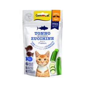 GimCat Crunchy Snacks Ton Balıklı Kabaklı Tahılsız 50 gr Kedi Ödülü