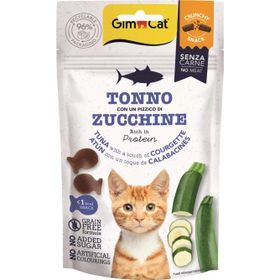 GimCat Crunchy Snacks Ton Balıklı Kabaklı Tahılsız 50 gr Kedi Ödülü